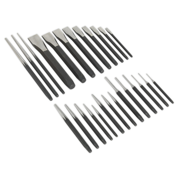 Sealey AK9298 Premier Punch & Chisel Set 26pc