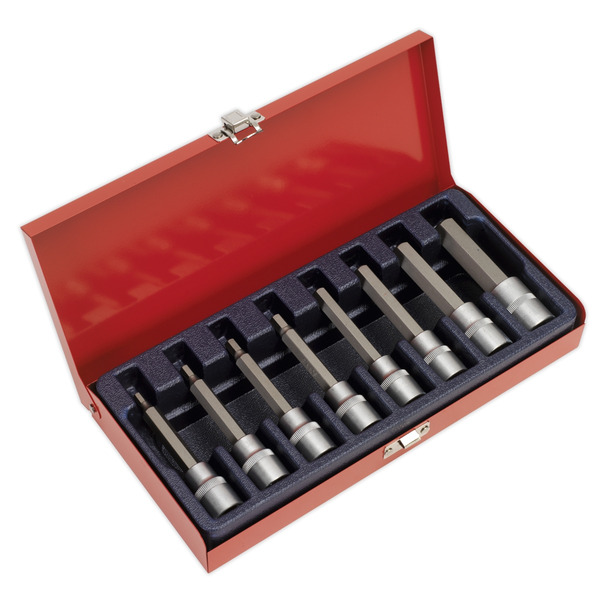 Sealey AK9310 Premier Hex Socket Bit Set 1/2