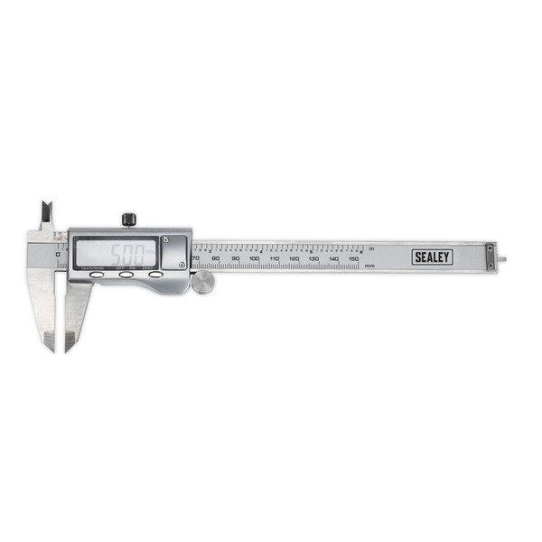 Sealey AK9621EV Premier Stainless Steel Digital Vernier Caliper 0-150mm(0-6
