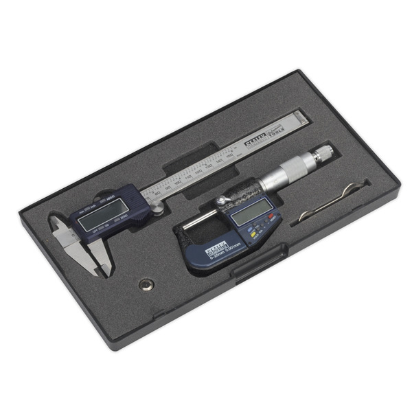 Sealey AK9637D Digital Measuring Set 2pc