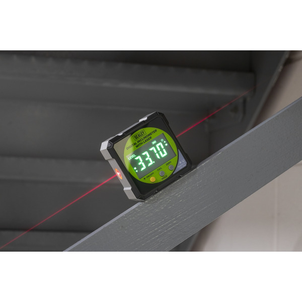 Sealey AK9991 Digital Inclinometer with Laser