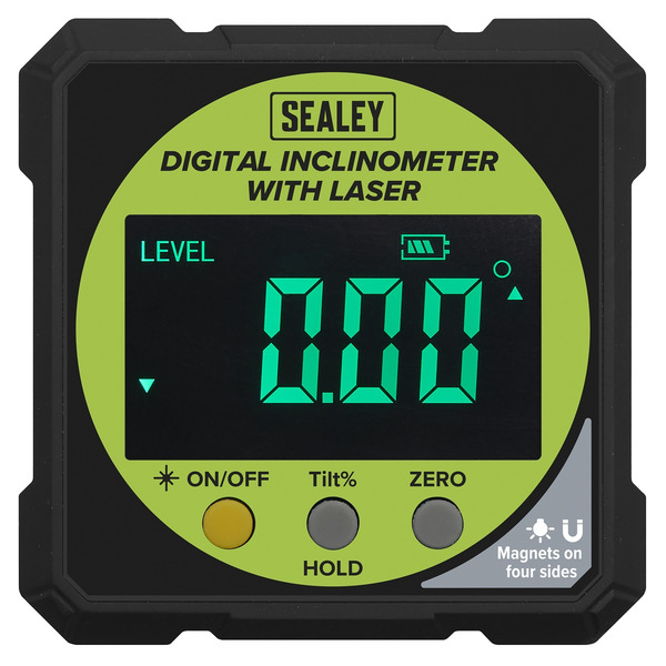 Sealey AK9991 Digital Inclinometer with Laser