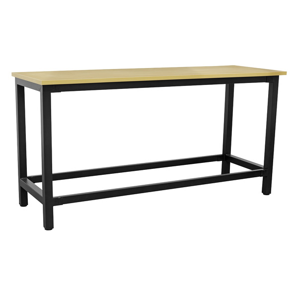 Heavy-Duty Steel Workbench with 25mm MDF Top 1.8m