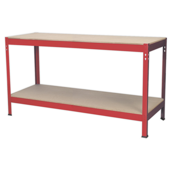 Sealey AP1535 Steel Workbench with Wooden Top 1.53m