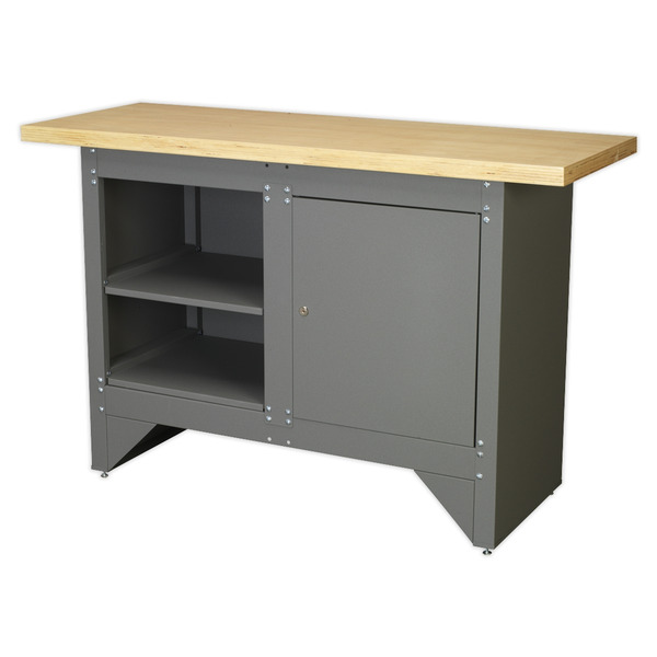 Sealey Heavy-Duty Workbench with Cupboard