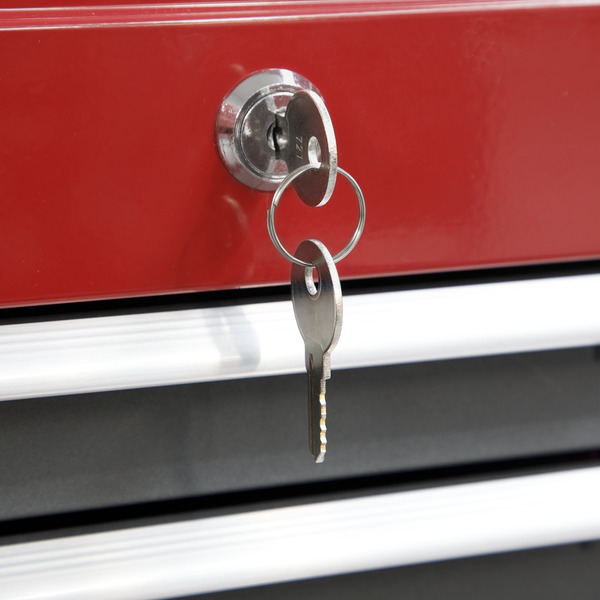 Sealey American PRO® Topchest & Rollcab Combination 6 Drawer - Red