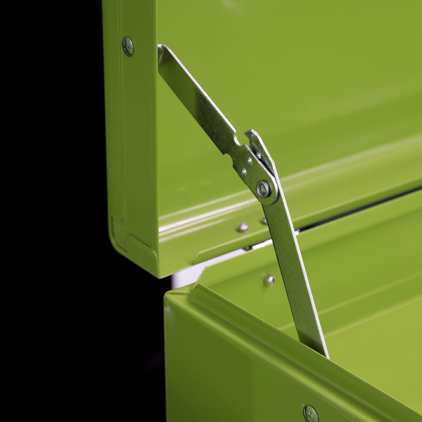 Sealey American PRO® Topchest, Mid-Box Tool Chest & Rollcab 9 Drawer Stack - Green
