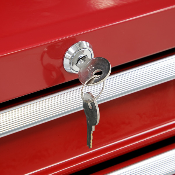 Sealey AP223 American PRO&reg; Mid-Box Tool Chest 3 Drawer - Red