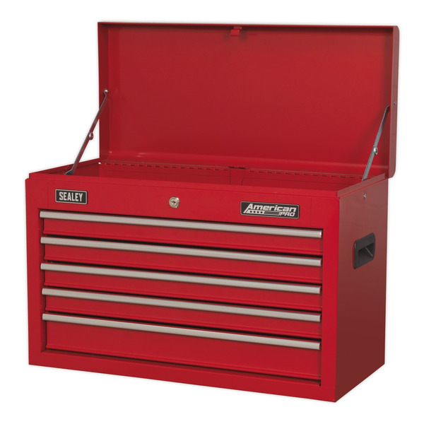Sealey American PRO® Topchest 5 Drawer - Red