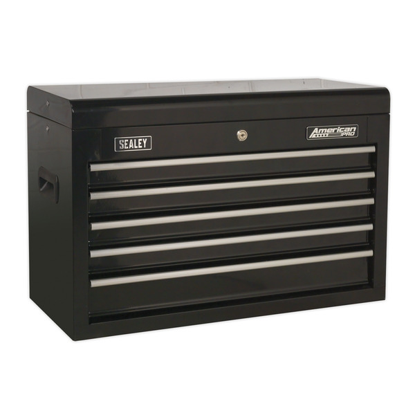 Sealey American PRO® Topchest 5 Drawer - Black