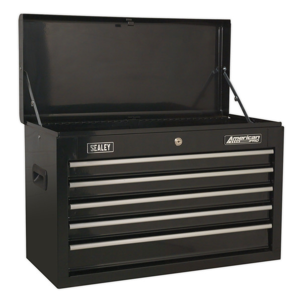Sealey American PRO® Topchest 5 Drawer with 272pc Tool Kit - Black