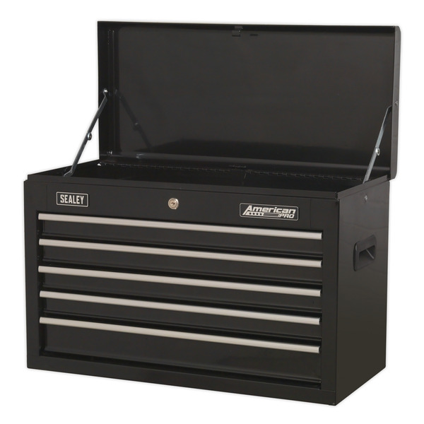 Sealey American PRO® Topchest 5 Drawer - Black