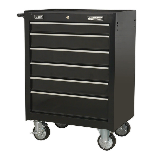Sealey American PRO® Rollcab 6 Drawer - Black
