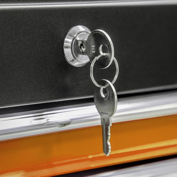 American PRO® Topchest & Rollcab Combination 6 Drawer - Orange