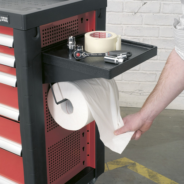 Sealey AP24ACC2 Premier&trade; Side Shelf & Roll Holder for AP24 Series Tool Chests