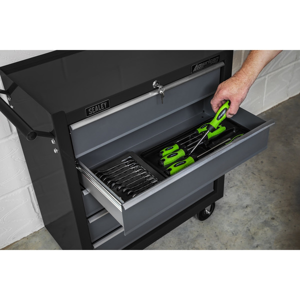 Sealey American PRO® Rollcab 5 Drawer - Black/Grey