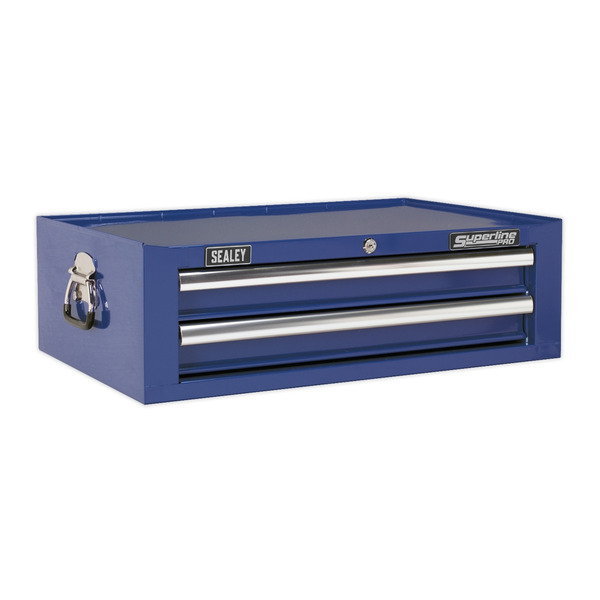 Sealey AP26029TC Superline PRO&reg; Mid-Box Tool Chest 2 Drawer - Blue