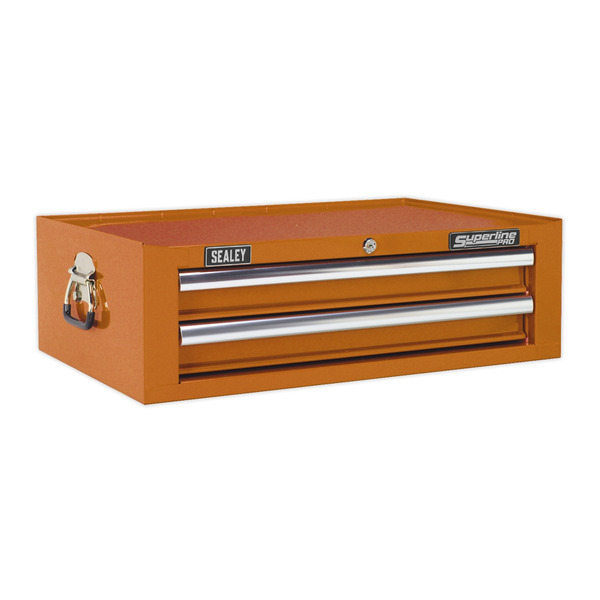 Sealey AP26029TO Superline PRO® Mid-Box Tool Chest 2 Drawer - Orange