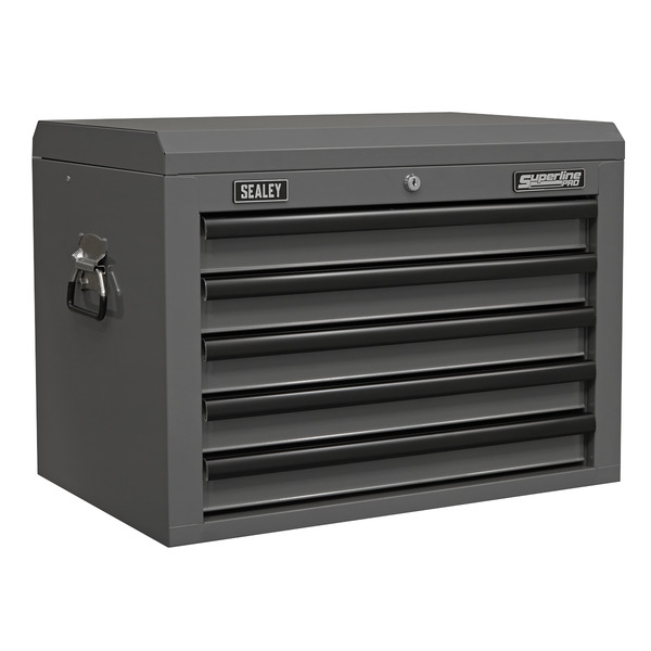 Sealey Superline PRO® Topchest 5 Drawer - Grey/Black