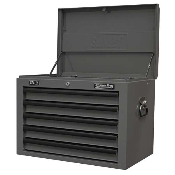 Sealey Superline PRO® Topchest 5 Drawer - Grey/Black
