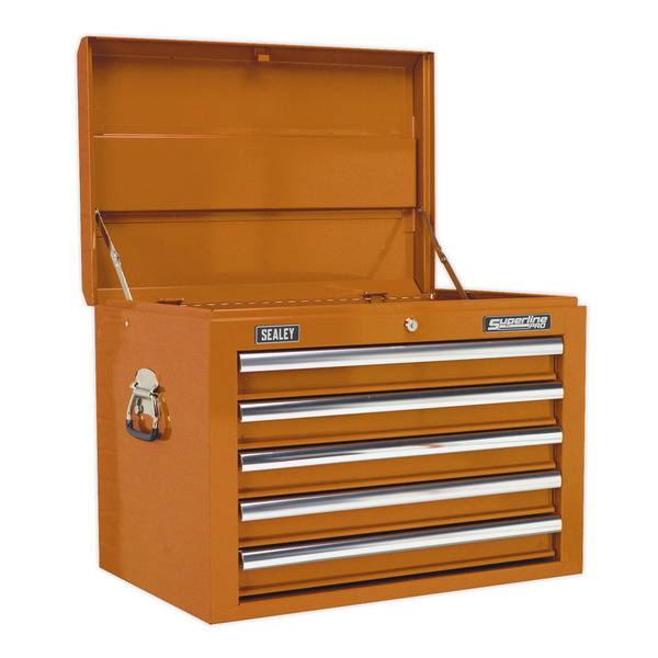 Sealey Superline PRO® Tool Chest Combination 14 Drawer with 446pc Tool Kit - Orange