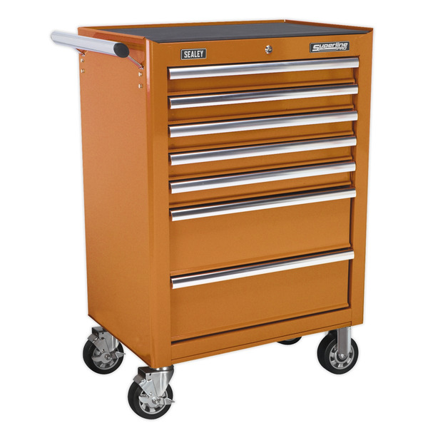 Sealey Superline PRO® Tool Chest Combination 14 Drawer with 446pc Tool Kit - Orange