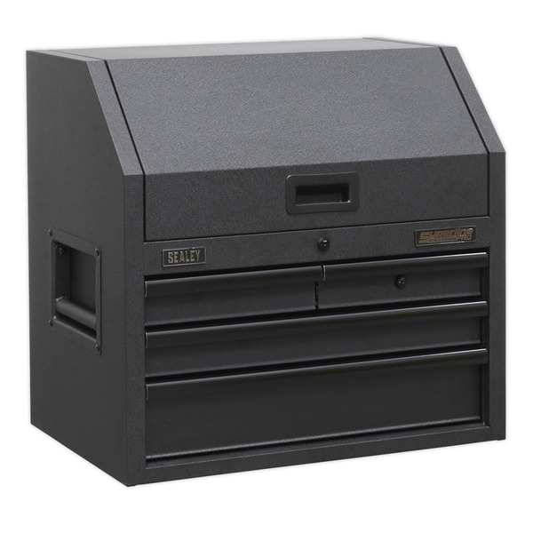 Sealey Superline PRO® Black Edition Topchest with 4 Soft Close Drawers & Power Bar 660mm
