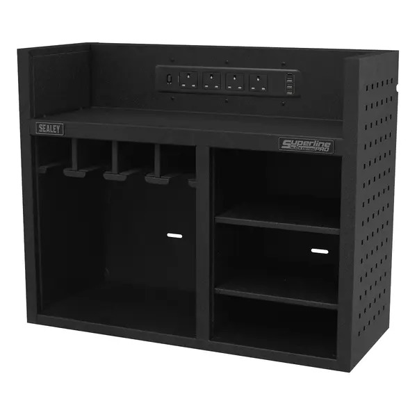 Sealey AP30SRBE Superline PRO® Power Tool Storage Rack with Power Bar