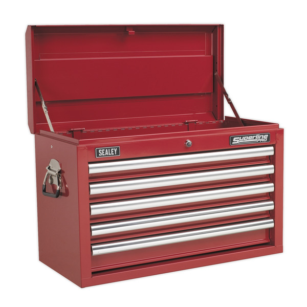 Sealey Superline PRO® Topchest 5 Drawer - Red