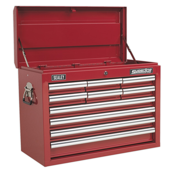 Sealey Superline PRO® Topchest 10 Drawer - Red