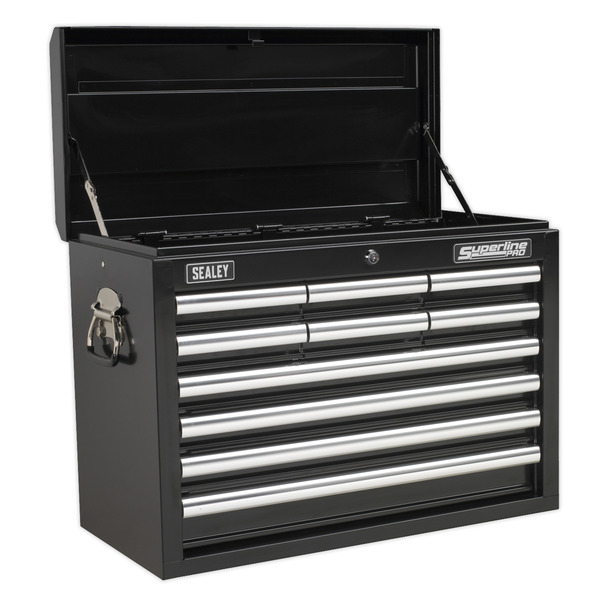 Sealey Superline PRO® Topchest 10 Drawer - Black