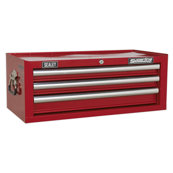 Sealey AP33339 Superline PRO® Mid-Box Tool Chest 3 Drawer - Red