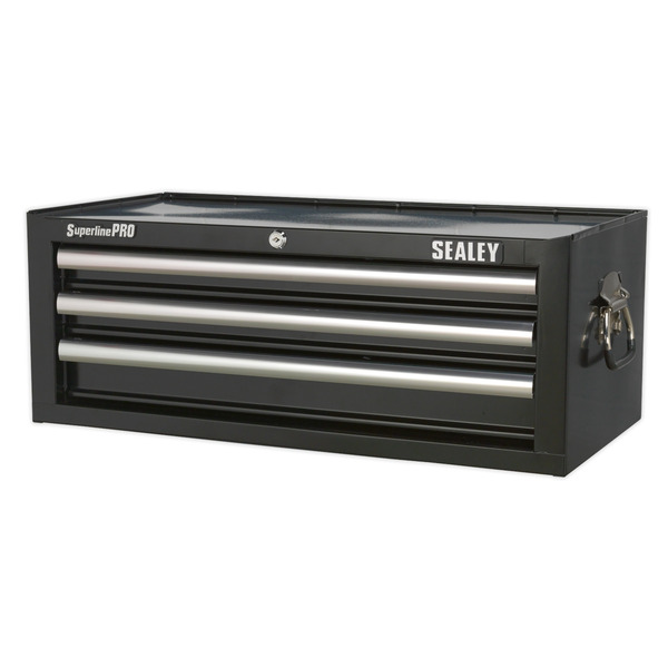 Sealey AP33339B Superline PRO&reg; Mid-Box Tool Chest 3 Drawer - Black