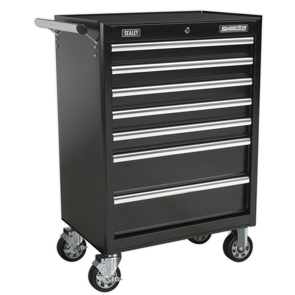 Sealey Superline PRO® Rollcab 7 Drawer - Black