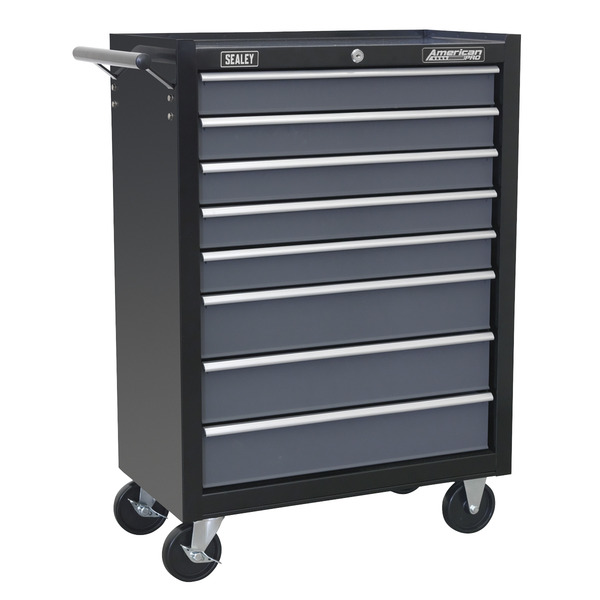 American PRO® Tool Chest Combination 16 Drawer - Black/Grey