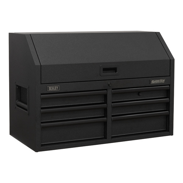 Superline PRO® Black Edition Topchest with 6 Soft Close Drawers & Power Strip 910mm