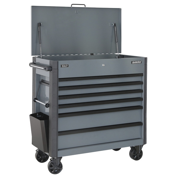Sealey Tool Trolley 6 Drawer - Grey