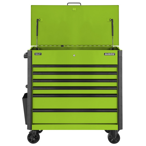 Tool Trolley 6 Drawer - Green