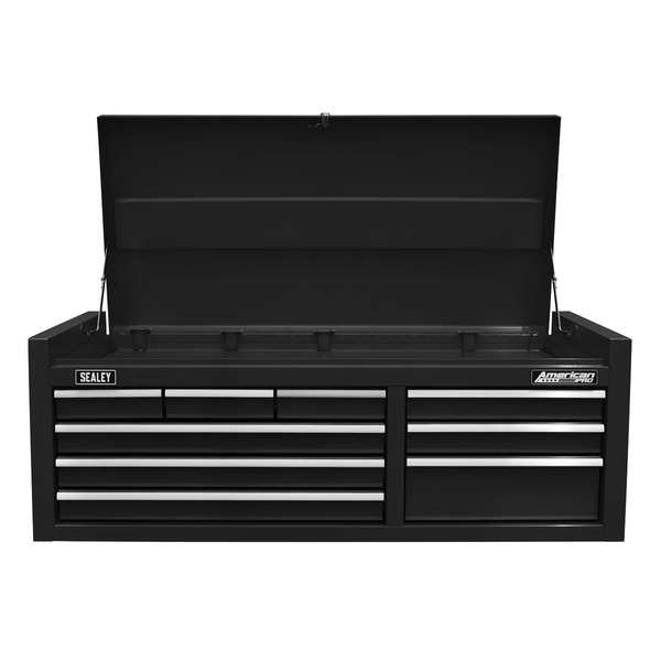 Sealey American PRO® Topchest 9 Drawer - Black