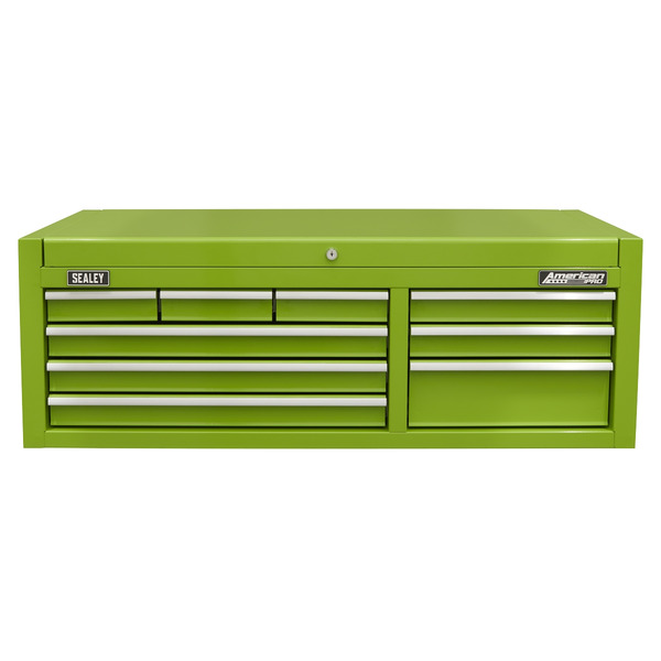 Sealey American PRO® Topchest 9 Drawer - Green