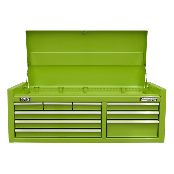 Sealey American PRO® Topchest 9 Drawer - Green
