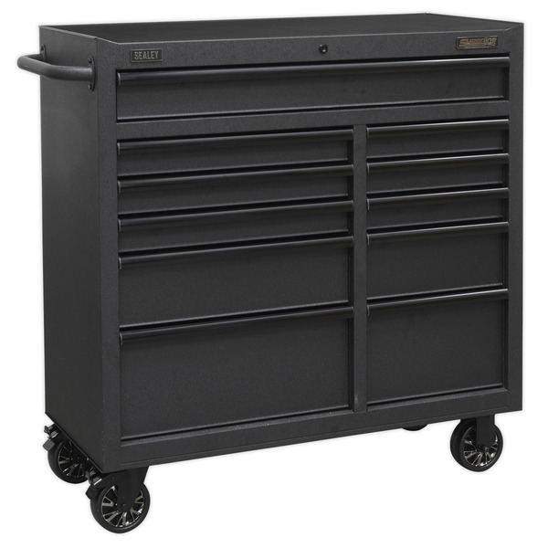 Superline PRO® Black Edition Rollcab with 11 Soft Close Drawers 1040mm
