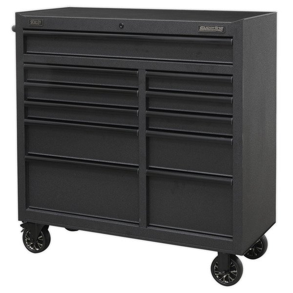 Superline PRO® Black Edition Rollcab with 11 Soft Close Drawers 1040mm