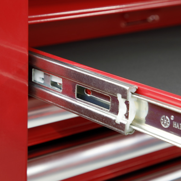 Superline PRO® Heavy-Duty Rollcab 16 Drawer - Red