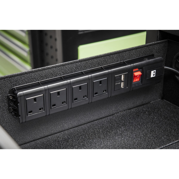 Sealey Superline PRO® Mobile Tool Cabinet with Power Tool Charging Drawer 1120mm