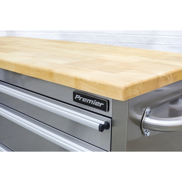 Sealey AP4804SS Premier™ Mobile Stainless Steel Tool Cabinet 4 Drawer
