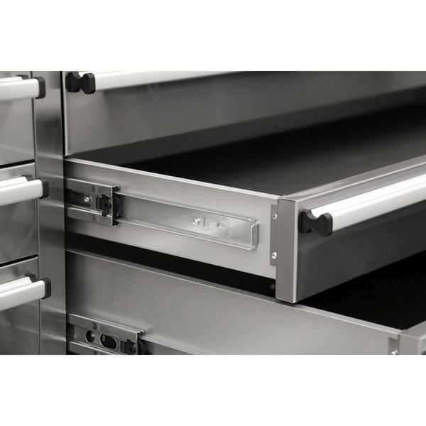 Sealey Premier™ Mobile Stainless Steel Tool Cabinet & Cupboard 10 Drawer