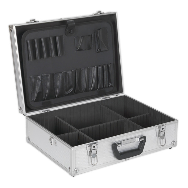 Sealey AP603 Aluminium Tool Case with Square Edges