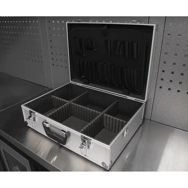 Sealey AP603 Aluminium Tool Case with Square Edges