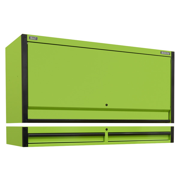 Sealey Superline PRO® Black Edition Top Hutch & 2 Drawer Riser 1549mm